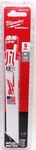 (j) Milwaukee 48-00-5182 6 In. 14 Tpi Thin Kerf Sawzall Blades (5 Pk). Fixed Price $14.99.