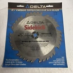 Delta Sidekick 1/4" Carbide Tipped Circular Saw Blade 35-027 Combination. 5/8". Fixed Price $35.00.