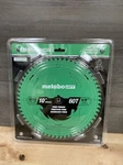Metabo Hpt 10-INCH Miter Saw/table Blade, Fine Finish, 60-TOOTH 115762M New. Fixed Price $34.99.