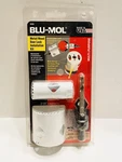 New 6556 Blu Mol Metal & Wood Door Lock Installation Kit With Bi Hole Saws. Fixed Price $22.50.