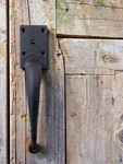 Rustic New Craftsman-style 10" Cast Iron Lg Gate Pull Handle W/screws Door Barn. Fixed Price $19.00.