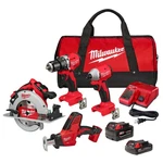 Milwaukee M18 Cordless Brushless 4-TOOL Combo Kit #3693-24CX *brand New*. Fixed Price $404.99.