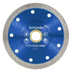 Goyonder 4.5 Inch Tile Blade, Super Thin Diamond Saw For Cutting Porcelain. Fixed Price $16.95.