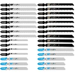 Craluuur 30PCS Blades Set, Assorted T-shank For Black. Fixed Price $9.17.