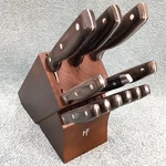 Hampton Signature Series 12 Piece Kitchen Cutlery Knife Set With Wood Block. Fixed Price $39.90.