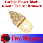 Carbide Finger Grout Rasp Oscillating Multitool Blade For Remover. Fixed Price $6.75.