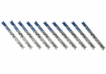 Bosch Pack Of 10 Jig Saw Blades 3-1/8 In. 11-14 Tpi Metal Cutting U-shank U118B. Fixed Price $9.99.