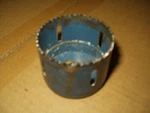 Irwin 373238BX Bi-metal Hole Saw, 2-3/8 Dia, High Speed Steel Used. Fixed Price $13.99.