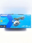Open Box Kobalt 24V 3" Brushless Cordless Multi-material Saw, Bare Tool, 1076083. Fixed Price $57.95.