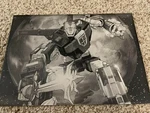 Voltron! Laser Etched Stone Ceramic Tile. Fixed Price $100.00.