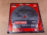 Blades 7-1/4" Craftsman S100 40 Tooth Cutoff Rip Circular Saw 32269. Fixed Price $15.99.