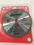 Milwaukee 48-40-4005 6-1/2" 60T Non-ferrous Metals And Plastic Saw Blade. Fixed Price $18.72.