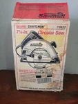 Vintage Sears Craftsman 7 1/4 Circular Saw Amp #10822 - New. Fixed Price $53.95.