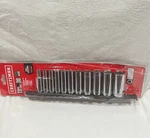 Craftsman Deep Socket Set, 11-PIECE Sae, 3/8-INCH Drive, 6-POINT CMMT12044. Fixed Price $28.86.