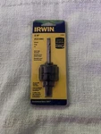 Vintage Irwin 373003 3/8" Hole Mandrel Fits 1-1/4" To 6" Saws. Fixed Price $7.77.
