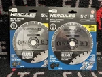 (2) Hercules 7/8 Metal Cutting Saw Blade - 34 Carbide Teeth #58736 Lot. Fixed Price $35.00.
