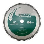 Tomax 12 Inch 100T Silver Saw Blade For Cutting Plastic Aluminum And Metals. Fixed Price $53.69.