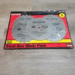 New Craftsman 5PC Steel Circular Saw Blade Pack 7-1/4" 20T 40T 150T Set. Fixed Price $44.44.