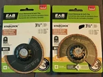 Lot (2) Starlock Eab 3 1/2"GROUT Removal Industrial Oscillating Accessory Blades. Fixed Price $28.00.