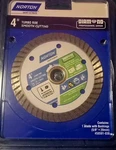 Norton 4" Turbo Rim Smooth Cutting Diamond Blade New. Fixed Price $19.99.