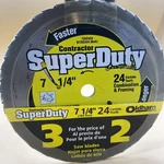 1/4" Tooth Carbide Circular Saw Blade Oldham Pack Of 3 - 184MM 725C424. Fixed Price $8.96.