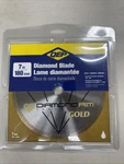 Qep Gold Diamond Blade 7 Continuous Rim Tile Saw Porcelain Marble. Fixed Price $15.99.