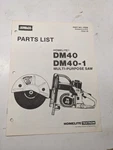 Homelite Parts List Book Catalog Manual Multi Purpose Saw DM40-1 17629. Fixed Price $12.28.