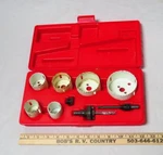 Blue Point LHS608 8-PIECE Hole Saw Set. Fixed Price $50.47.