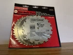 Craftsman 5 1/2" Steel Carbide Circular Saw Pack 18T, 36T & 80T Blades Usa. Fixed Price $31.99.