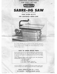 C.1960S Craftsman 605.21751 Sabre-jig Attachment (to Bench Saw). Fixed Price $20.24.