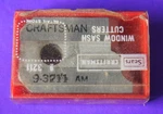 Craftsman 9-3211 Window Sash Cutters Set Of Planer/molder. Fixed Price $8.98.