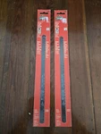 Lot (2) Vermont American 48232 10" Hack Saw 24TPI For Metal Total Blades. Fixed Price $15.00.