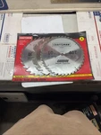 3PC Sears Craftsman Usa Nos 10 Saw Blades 29285 Carbide Table. Fixed Price $40.00.