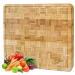 Best Small End Grain Bamboo Cutting Board Professional, Butcher Block Non-slip. Fixed Price $53.14.