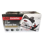 Drill Master 120 Volt 7 1/4" Corded Circular Saw 5500 Rpm 10 Amp 5/8" New Box. Fixed Price $30.00.