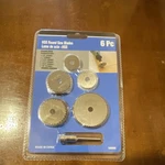 Hss Round Saw Blades Pc Set Steel Multi-purpose 1-2 In Diameters 58686. Fixed Price $17.85.