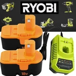 2PACK For Ryobi Plus Volt Ni-mh Battery P100 13022 ABP1801 P101 /charger. Fixed Price $49.00.