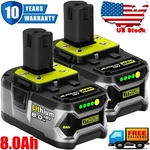 For Ryobi 18VOLT Cordless Drill Power Tool P108 One Plus Lithium Battery/charger. Fixed Price $21.99.