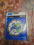 Norton Segmented Rim Saw Blade 4-1/2" Professional Grade Diamond. Fixed Price $19.00.