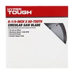 Hyper Tough 8-1/4 60T Circular Saw Blade, For Woodworking Cutting Projects. Fixed Price $10.97.