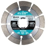 Makita E-07191 X-lock Segmented Diamond Blade For Masonry Cutting, 4-1/2". Fixed Price $14.02.