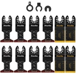 Zhizunbao Oscillating Tool Blades, TITANIUM-12PCS, Black. Fixed Price $23.16.