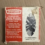 Craftsman 4952 Circular Table Saw Stabilizer Set, 5/8 Arbor, Made In Usa. Fixed Price $24.99.
