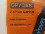 Spyder 4" Scraper For Reciprocating Saws Lot Of 2 Factory Sealed Free Ship. Fixed Price $12.99.