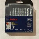 Bosch BM5000 14 Piece Carbide Drill Bit Set For Masonry Cutting Silver. Fixed Price $13.00.