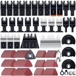 Connoo 158 Pack Oscillating Saw Blades, Tool 96PCS, Black. Fixed Price $64.38.
