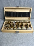 Drill Master 16PC Forstner Bit Set Tin Sizes 1/4 -2-1/8 39812 Wood Case. Fixed Price $39.99.