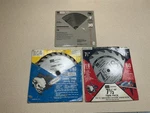 Craftsman 7-1/2 Carbide Tipped Circular Saw Blades & Chrome Usa. Fixed Price $17.50.