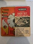 Craftsman Vintage Kromedge Dado Set Power Hand Saw 9-3268 5/8" Arbor. Fixed Price $18.95.