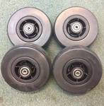 Lot Of (4) 6" Caster Wheels Jazzy Wheelchairs Select Elite Quantum 600 Edge 614. Fixed Price $34.00.